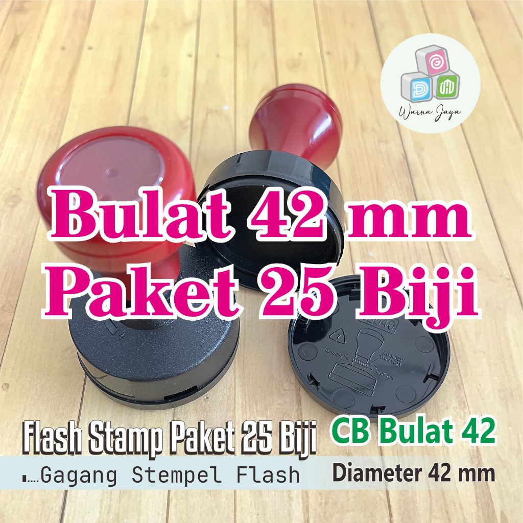 

Gagang Stempel Flash Bulat D 42 mm / Paket 25 Biji / STEMPEL FLASH HANYA GAGANG SAJA