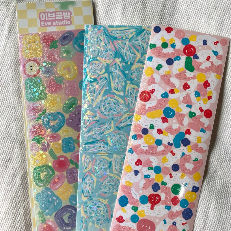 

Eve studio sticker korea polco illustration, confetti, dessert, cream, butterfly, pearl, cloud, sea, dolphin, text, hangul, strawberry, cherry, heart, sparkle