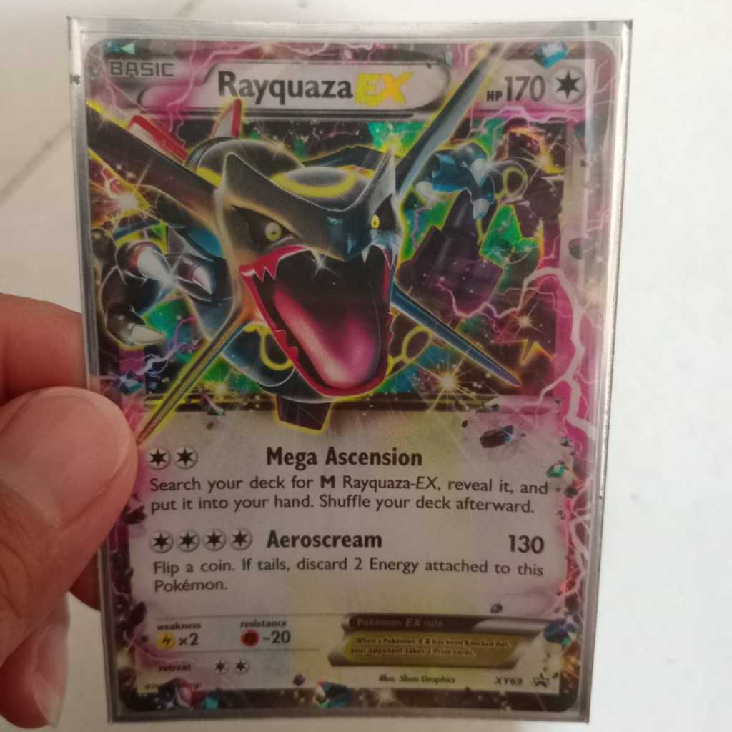 Kartu Pokemon Shiny Rayquaza EX