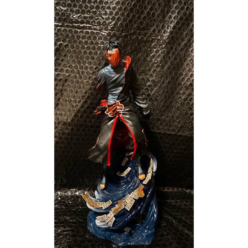 Action Figure Uchiha Obito Battle Damaged Cw studio LED