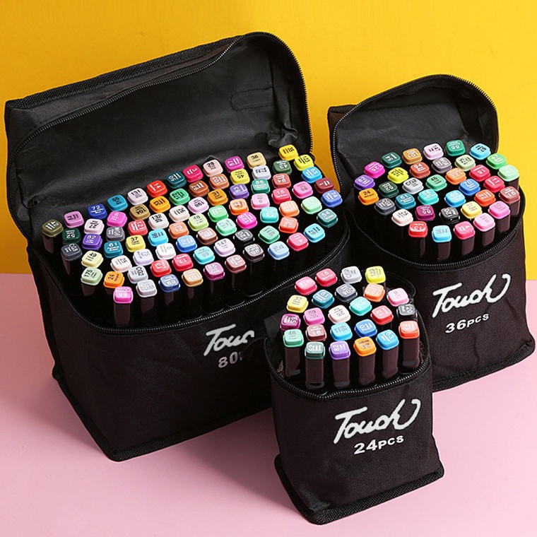 

KODE R1J9 CC TouchFive 24364868 Warna Sketsa Spidol Umum General Marker Set Animation Markers Twin Market Set Spidol