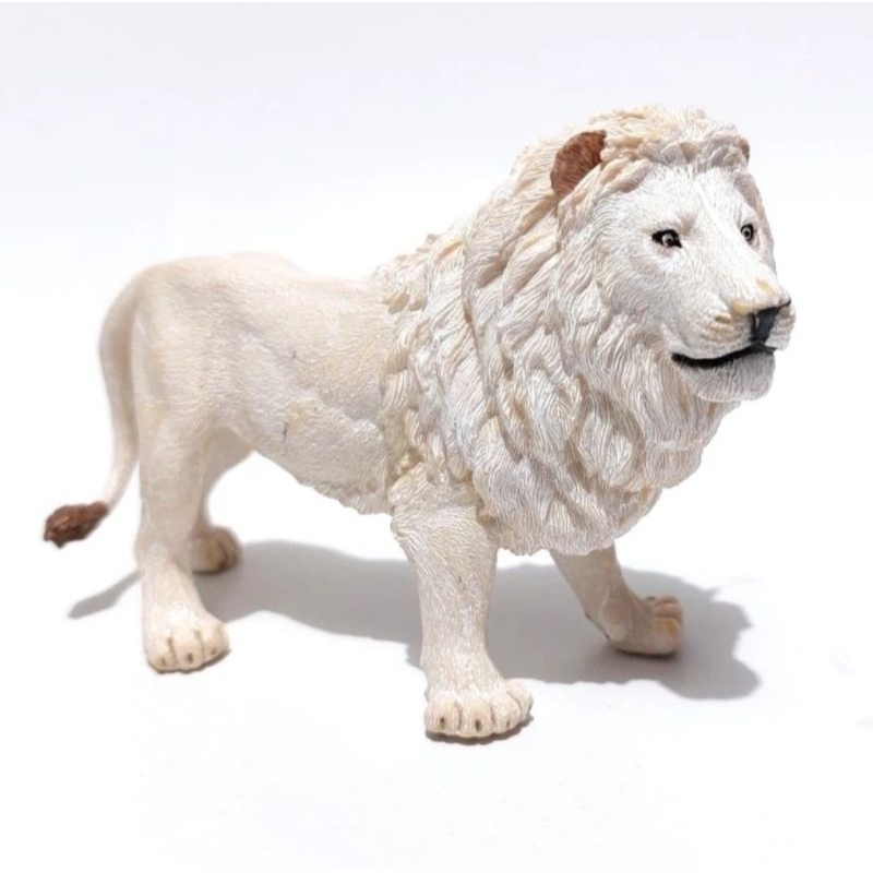 papo 2005 WHITE LION male figure wild animal