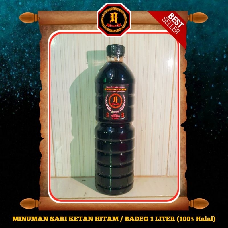 

1 Liter || Minuman Tradisional Sari Beras Ketan Hitam Badeg / Badek (100% Halal)