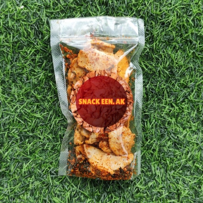 

Basreng Kering Kriuk Harum Daun Jeruk een ak 100g & 250g