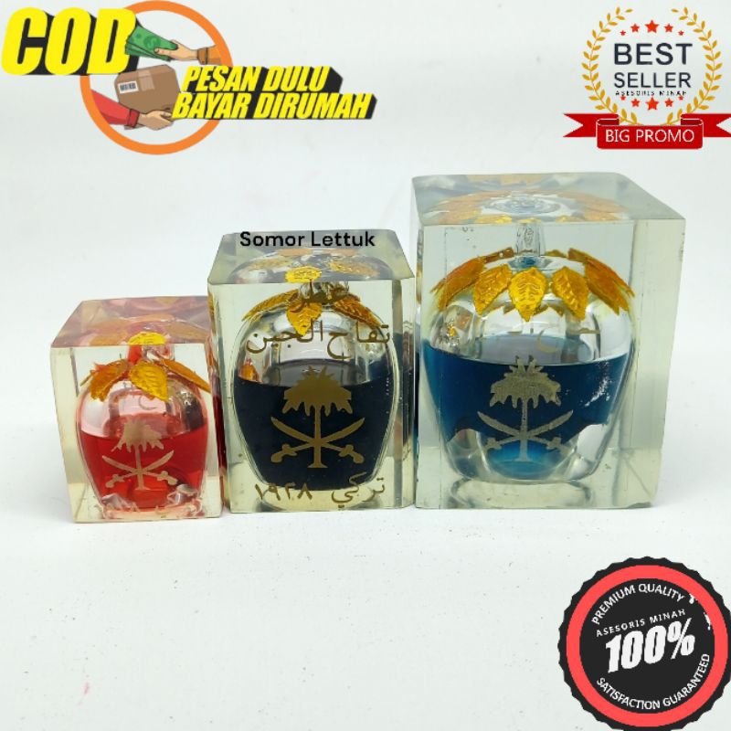 minyak Apel cair Turki Asli original besar sedang kecil Warna merah kuning Hijau hitam biru