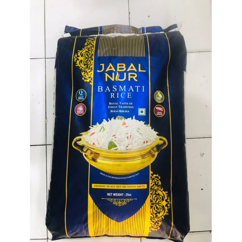 

BERAS basmati / BERAS india curah 1kg merk JABAL NUR