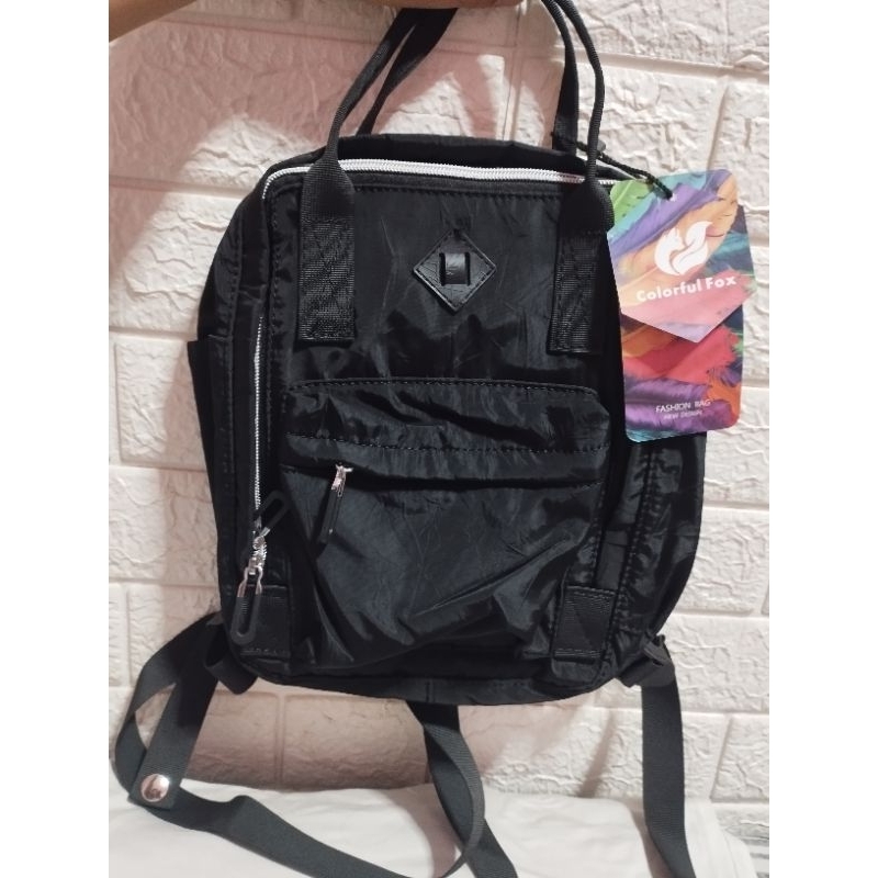 Tas Ransel Wanita Import Basic 3514 / Backpack Wanita Mini Model Kanken Bahan Kipling