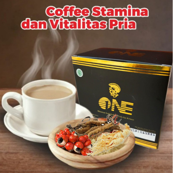ONE PREMIUM COFFEE KOPI STAMINA PRIA KUAT TAHAN LAMA ORIGINAL BPOM KOPI LAKI