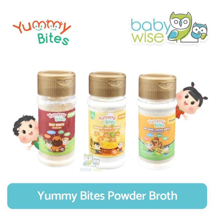 

Yummy Bites Powder Broth - Bumbu Kaldu MPASI Bayi