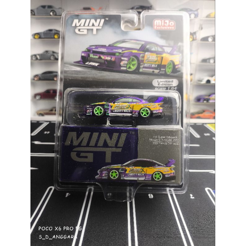 MINIGT NISSAN SILVIA S15 FORMULA DRIFT BLISTER