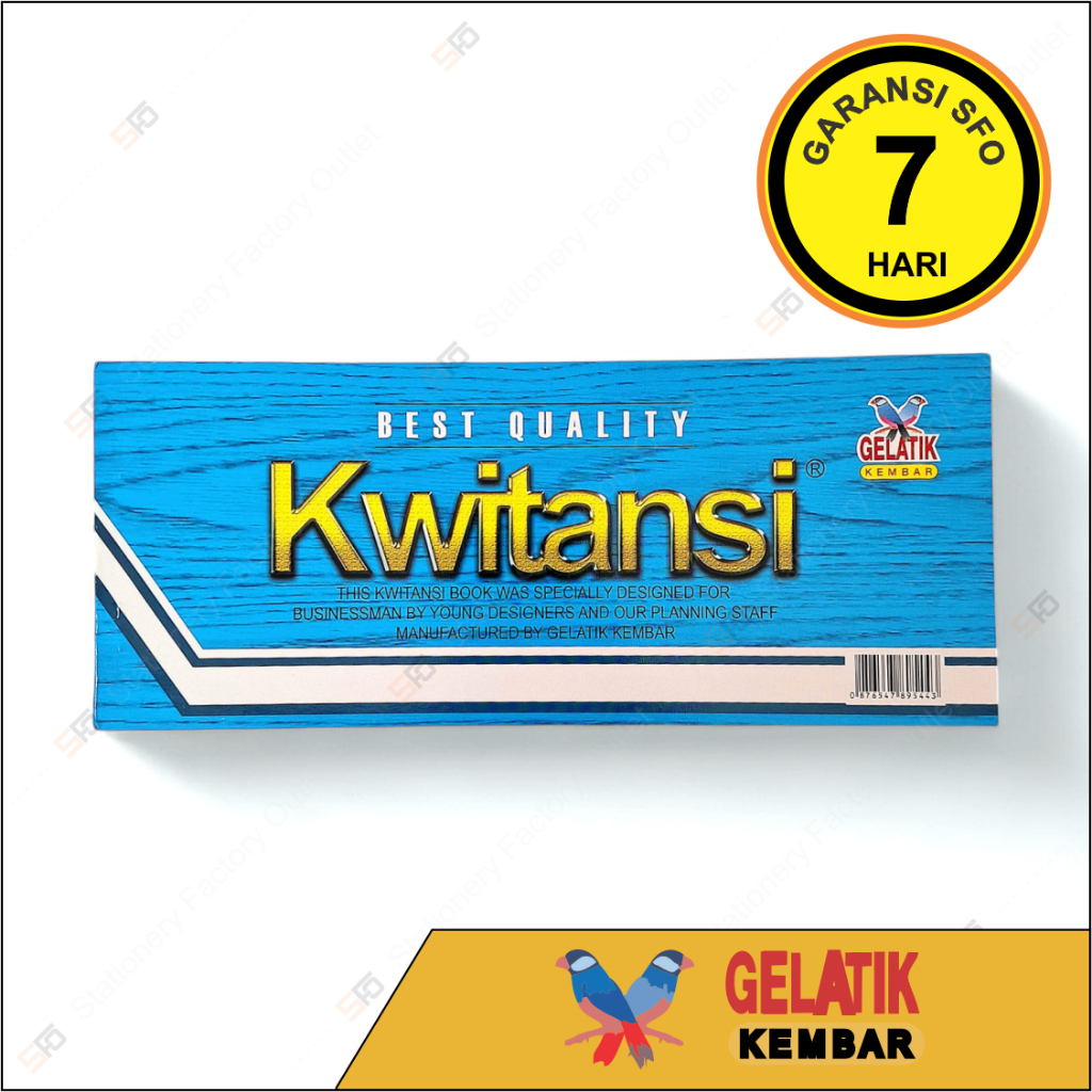 

Buku Kwitansi Gelatik Kembar Sedang