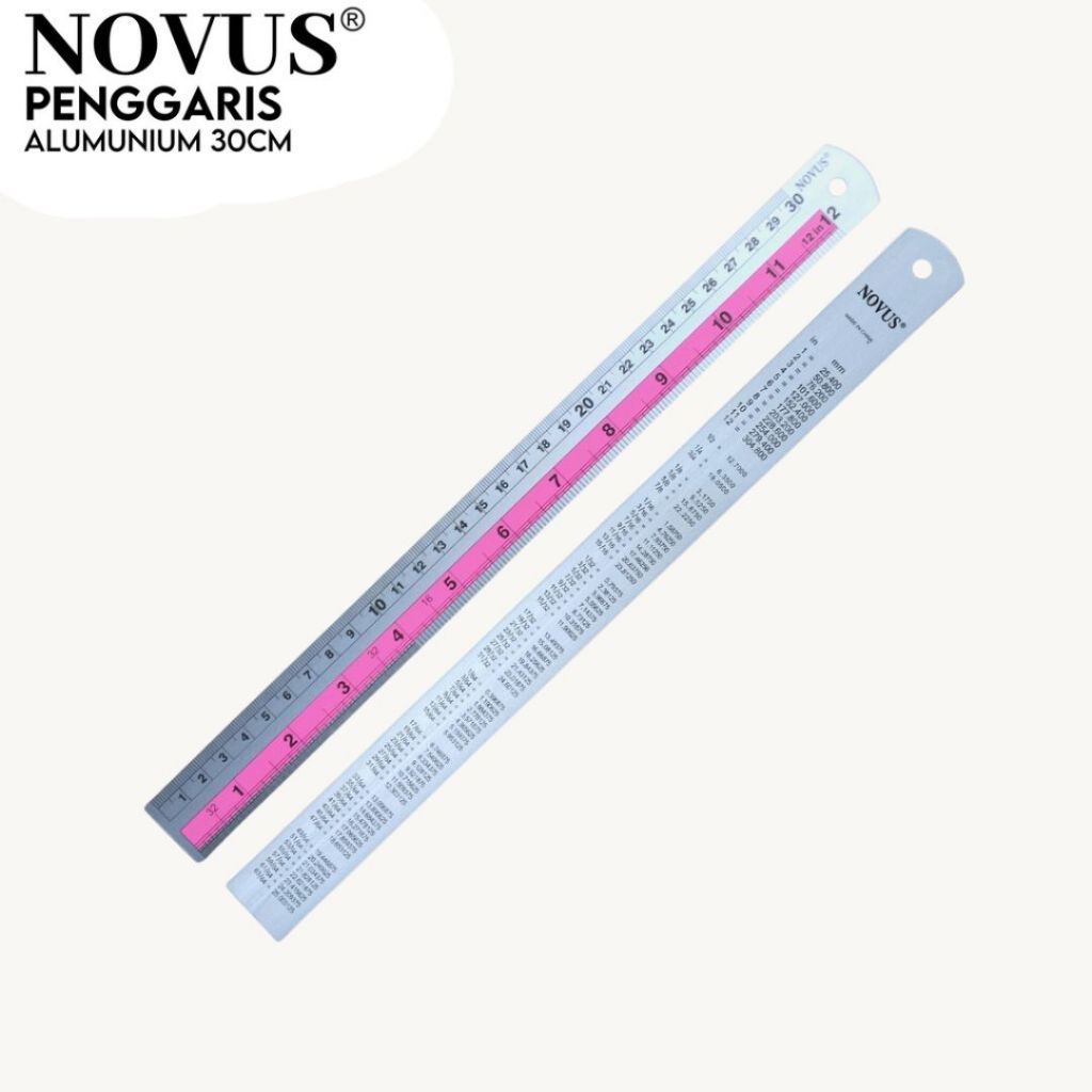 

PENGGARIS ALUMUNIUM 30 CM NOVUS