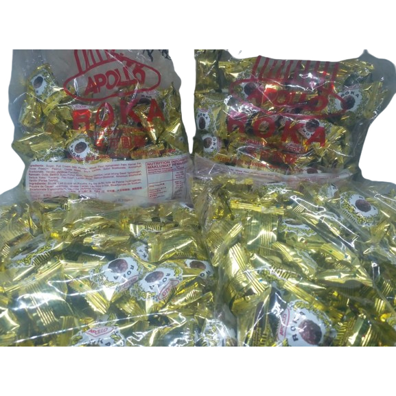 

Wafer Cokelat Apollo Roka - 70pcs