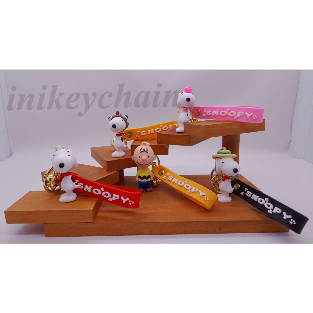 gantungan kunci snoopy, snoopy, keychain snoopy