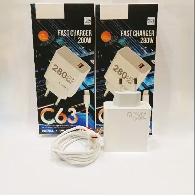 CASAN HP FOR REALME C63 FAST CHARGER 280W SUPER VOOC FAST CHARGING