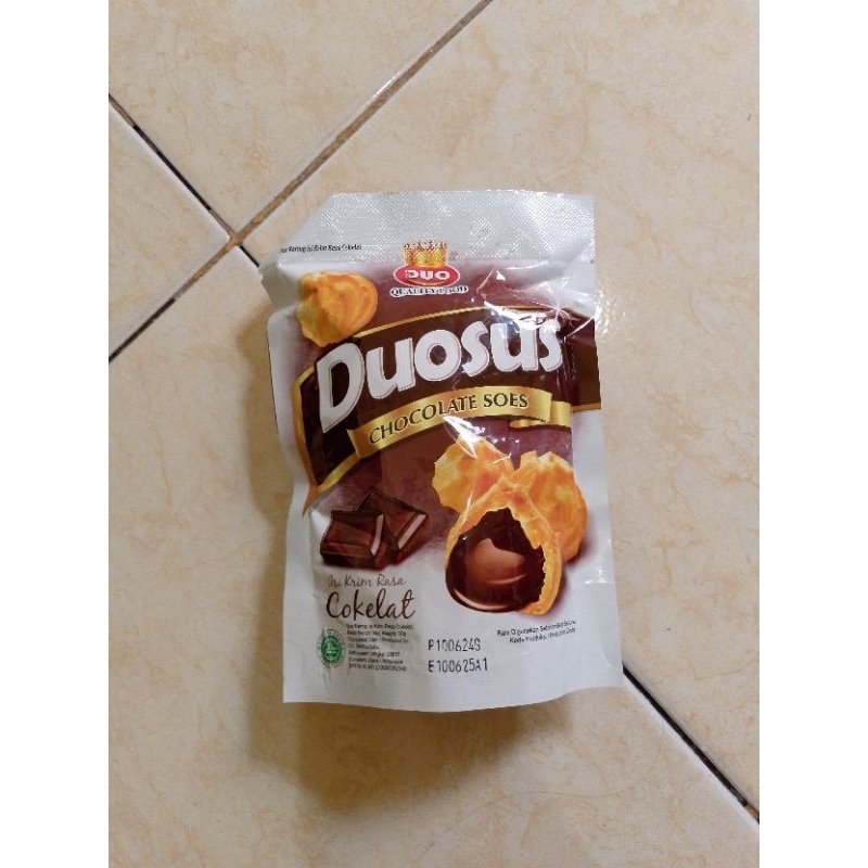 

DUOSUS COKELAT 35GR | SOES KERING | SUS COKELAT | CEMILAN | SNACK | KUE SUS | KUE SOES | DUO SUS