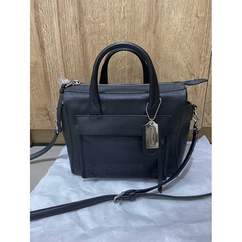 PRELOVED COACH SATCHEL BLACK BAG