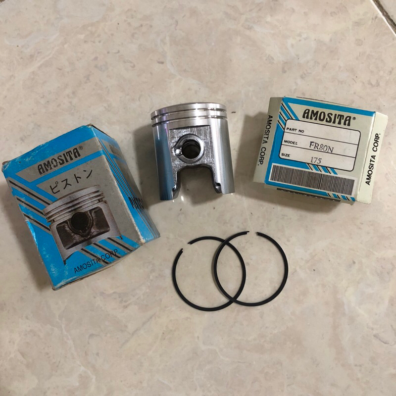 Piston dan Ring Suzuki FR80 FR80N os 1.75 Amosita