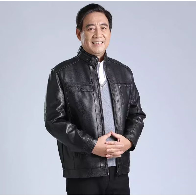 jaket kulit pria dewasa (GRATIS DOMPET KULIT) asli domba / jaket kulit bapak bapak terbaru terlaris 