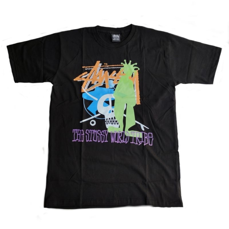 Kaos Stussy Vintage Tee The Stussy World Tribe