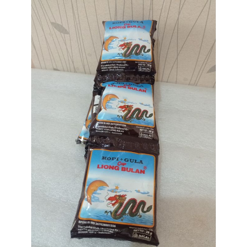 

KOPI LIONG PLUS GULA 1 RENCENG / 1 PACK