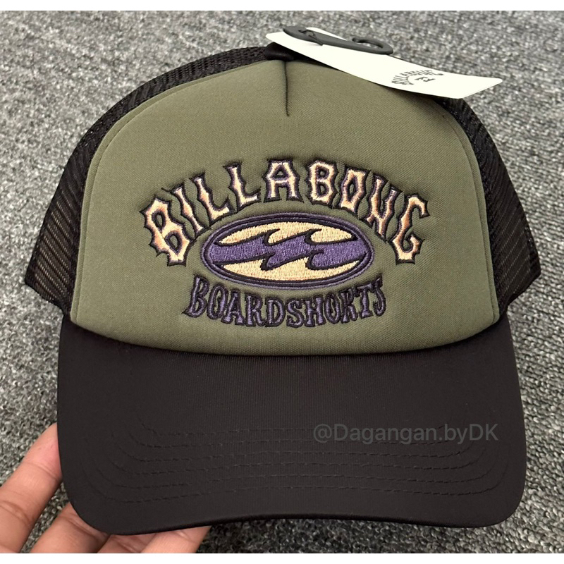 Topi Billabong Cap New Arrival Original 100% Green Army
