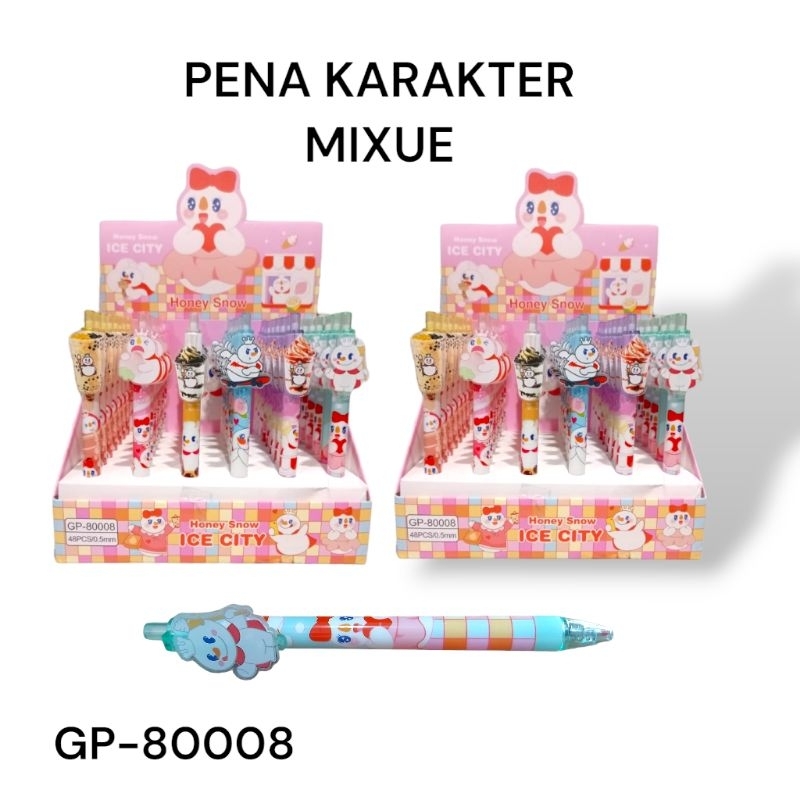 

Pena Karakter Mixue dan Mobile Lagend/Pulpen Gel Karakter Lucu