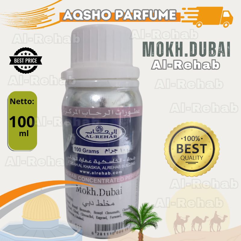 MOKH.DUBAI Al Rehab 100ml, Mokh Dubai Mukhalat Dubai, Mukhallat, Mukhollat Dubai PARFUM ARAB SAUDI, 