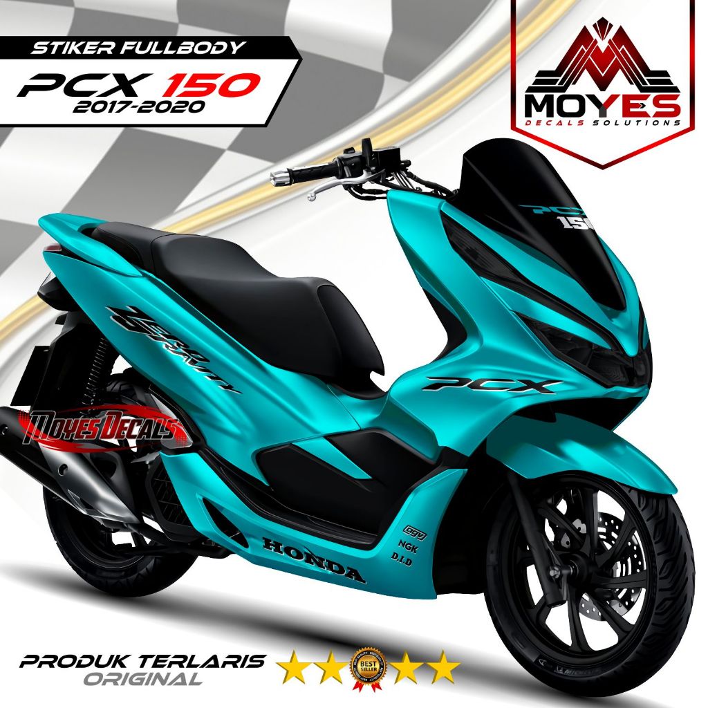 Decal Motor PCX 150 - Stiker Motor PCX 150 Fullbody Premium - Variasi Motor PCX 150 2017-2020 POLOSA