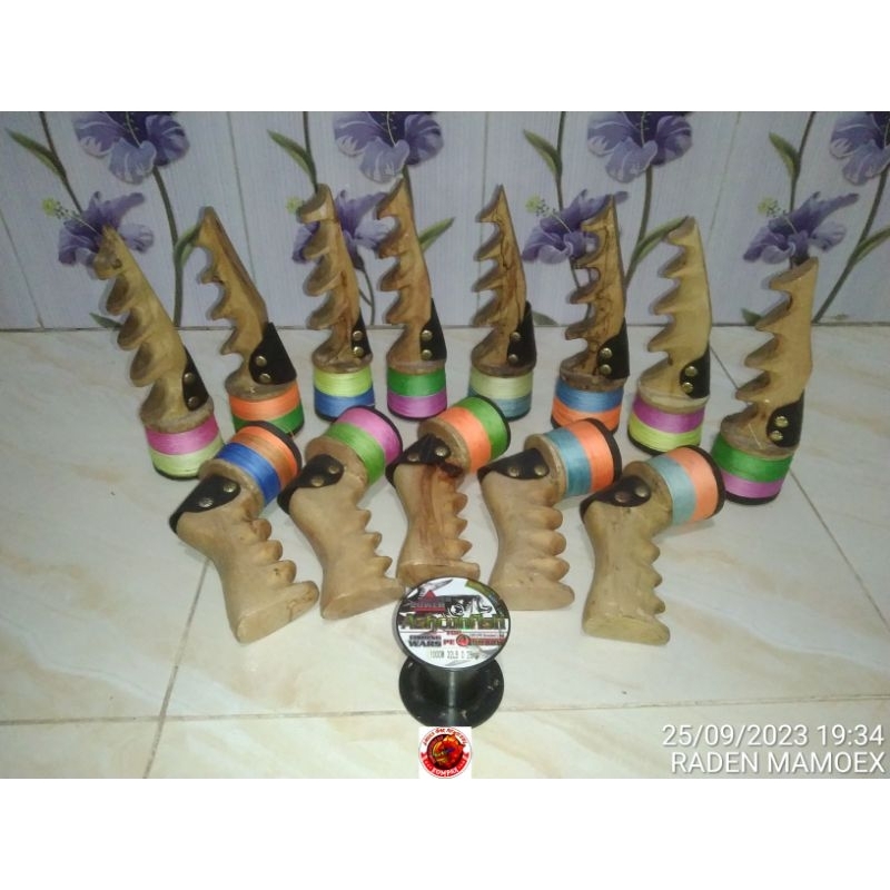 Gulungan manual ketapel ikan