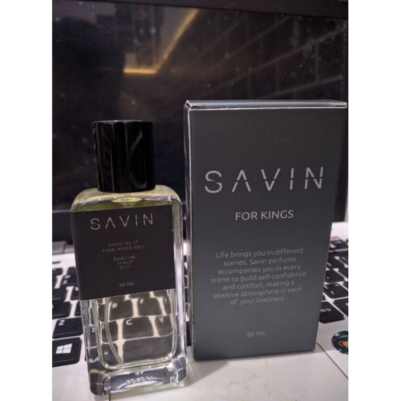 Parfum Savin No. 27 Cool Water 50 ML Extrait De Parfum (Preloved)