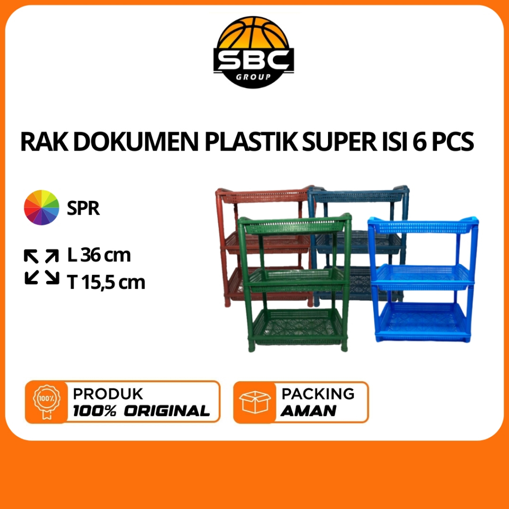 

RAK DOKUMEN PLASTIK SUPER ISI 6 PCS