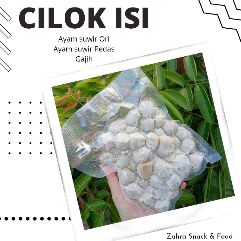 

❤ TERMURAH ❤ Cilok isi Gajih Kemasan Vacum 500gr