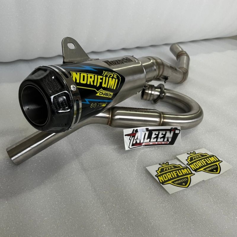 Knalpot Norifumi Gtx Pro Bore up Kompetisi Wr155 Klx150 Dtracker150 Crf 150 Supermoto