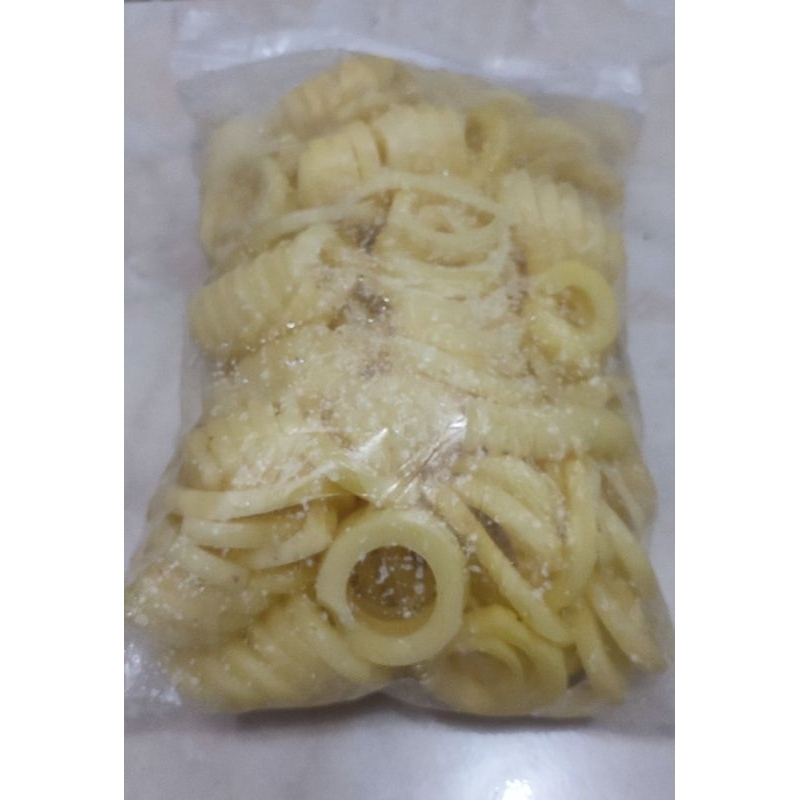 

Kentang curly Mentah, curly fries kentang spiral 1 kg