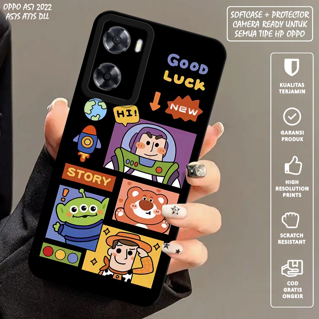CASE OPPO A57 A57S A77S - Casing Hp Oppo A57 A57S A77S - Softcase Oppo A57 A57S A77S Motif (TOY STOR