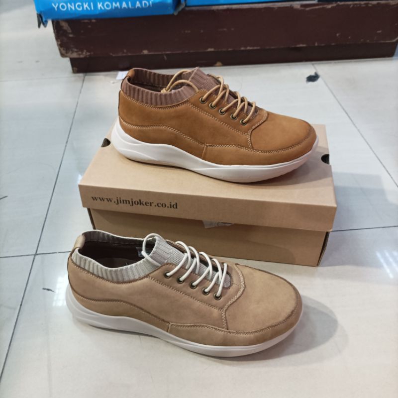 Sneakers Kulit Jim joker Pria Kris