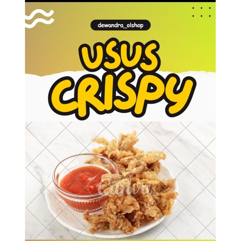 

KERIPIK USUS AYAM CRISPY ORIGINAL GURIH 200G