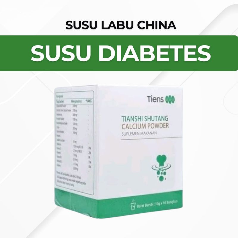 

SUSU LABU CHINA DIABETES-SUSU KHUSUS DIABETES SHUTANG CALCIUM POWDER-MENGOBATI GULA DARAH TINGGI