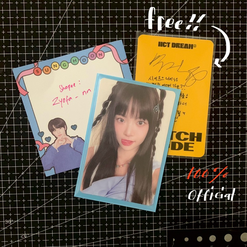 Eunchae qr unforgiven weverse ver album le sserafim photocard pc official chae melet