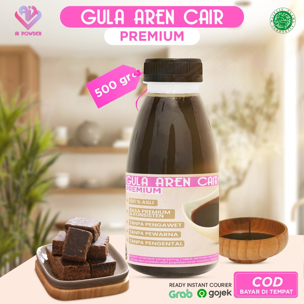 

Gula Aren Cair Asli Brown Sugar Pure Liquid Premium 500 Gram