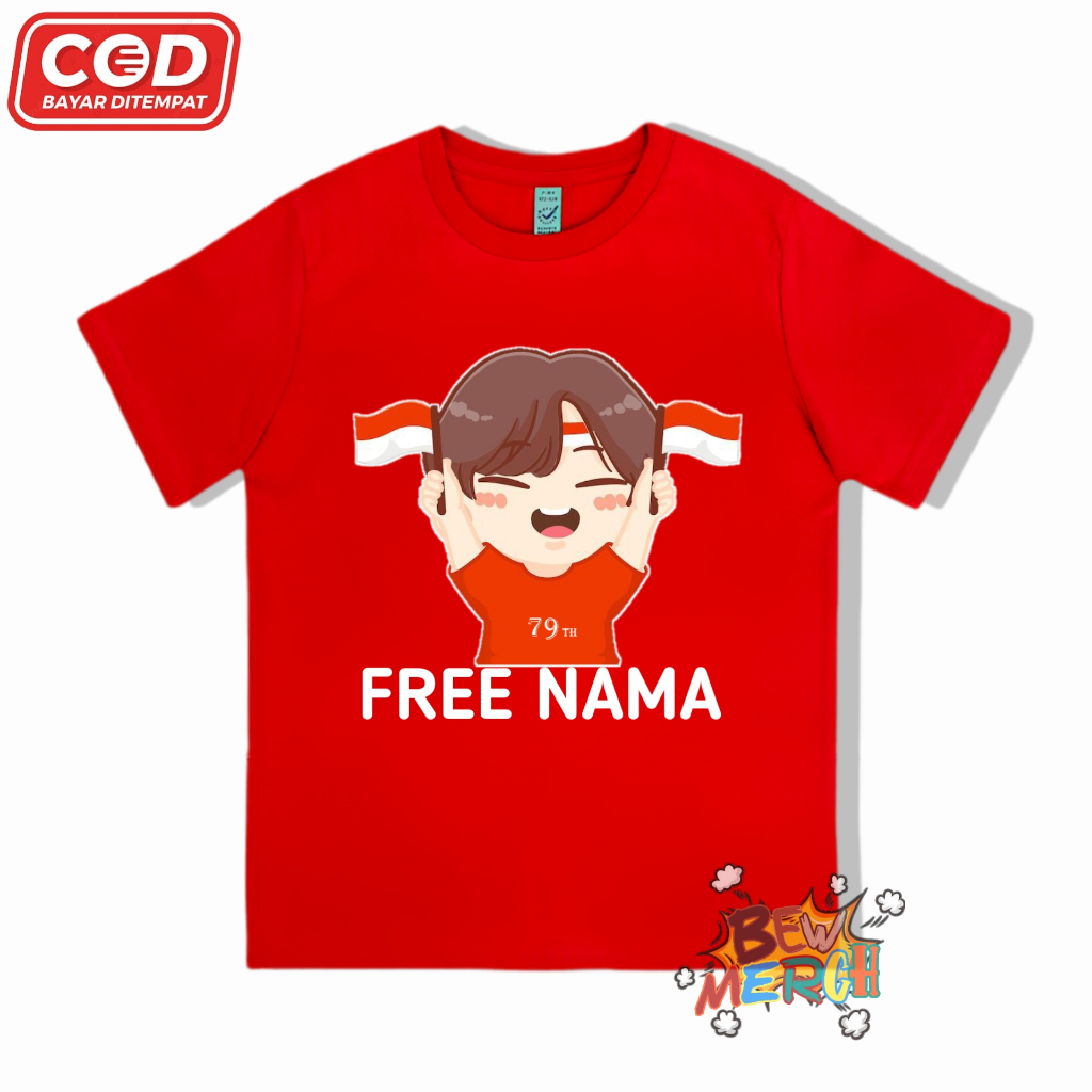 Kaos Anak 17 Agustus / Baju Anak 17 Agustus