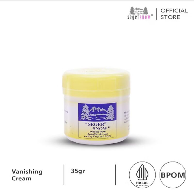 Segar Snow Vanishing Cream anti jerawat 35gr
