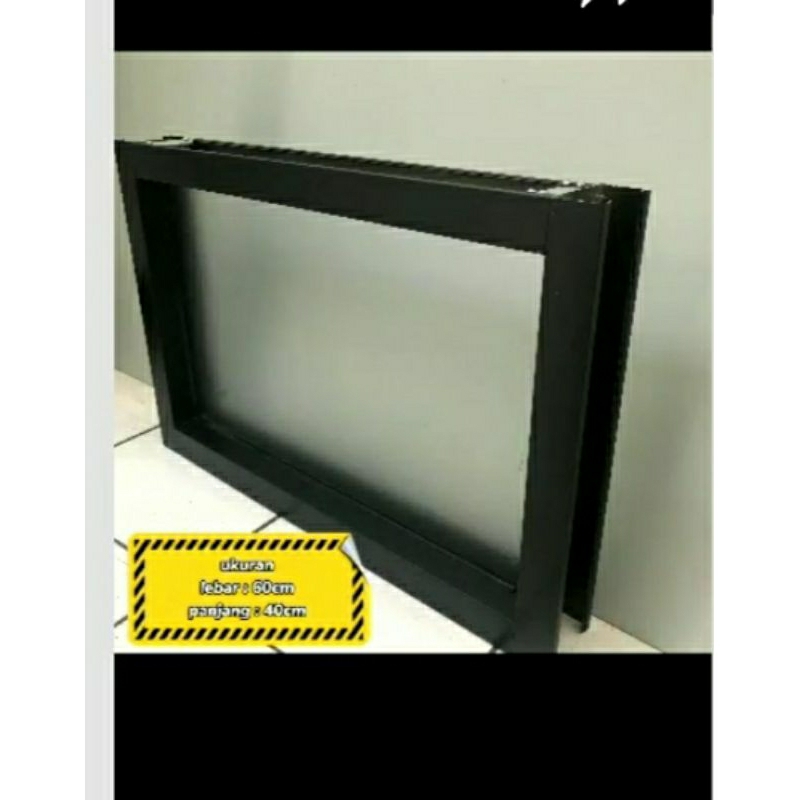 JENDELA BOVEN KAMAR MANDI KACA ZIG-ZAG uk T40XL60 gratis packing kayu