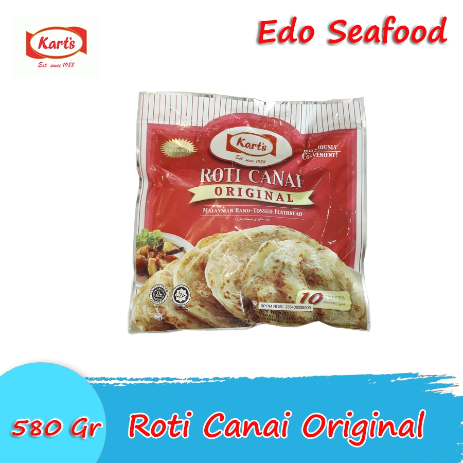 

Kart's Roti Canai Original 580 Gr / Roti Canai Original