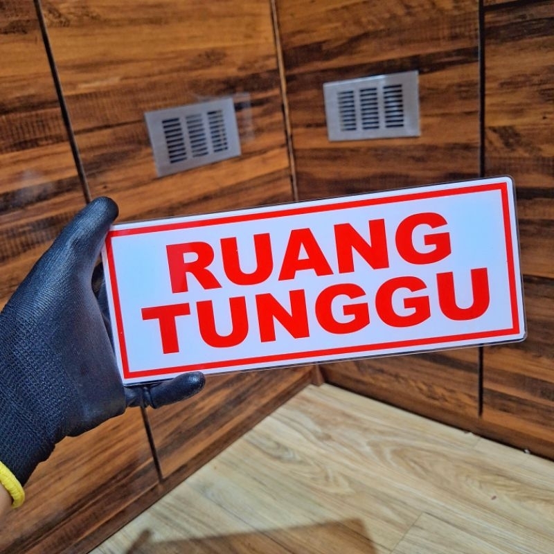 

akrilik ruang tunggu ukuran 10 x 25