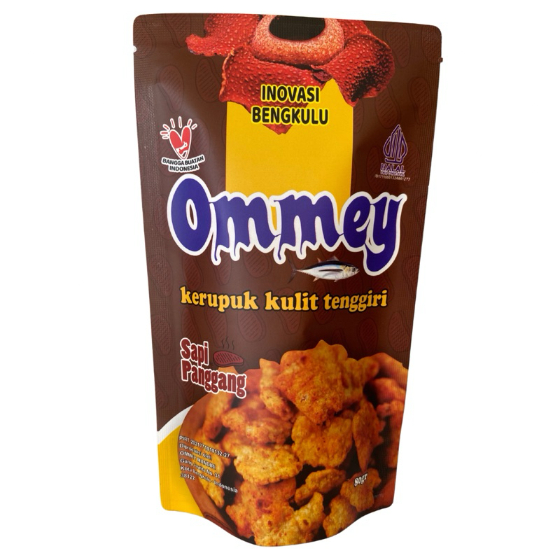 

OMMEY RASA SAPI PANGGANG 80gr - KERUPUK KULIT IKAN TENGGIRI / BASRENG SAPI PANGGANG / BASRENG VIRAL / MAKANAN KHAS BENGKULU / OLEH-OLEH KHAS BENGKULU