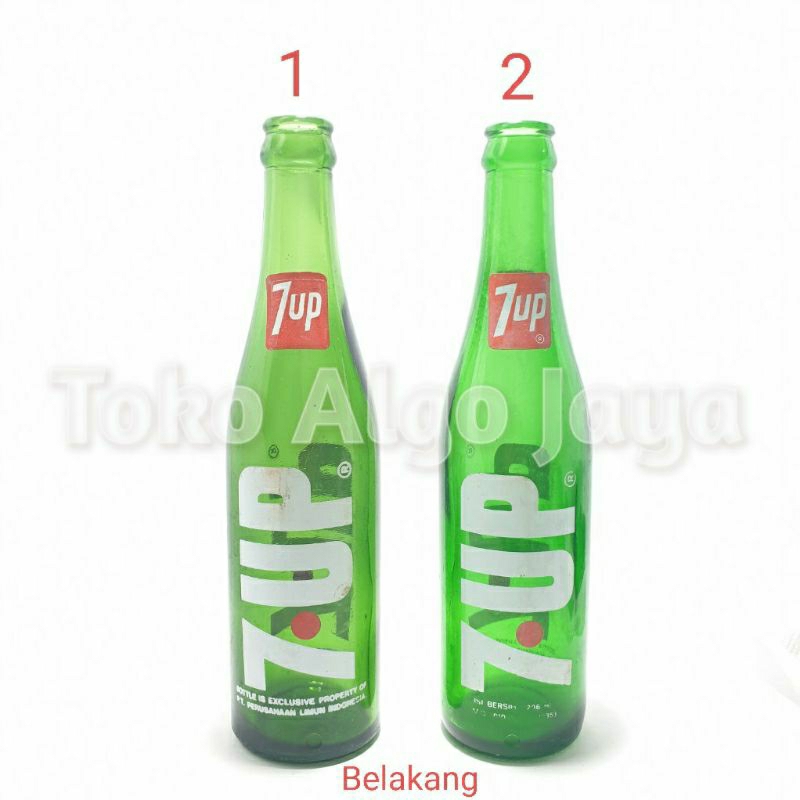 Botol 7 UP botol minuman lama jadul lawas vintage