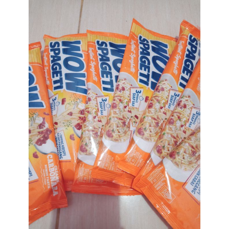 

WOW SPAGHETTI bolognese 88gr/pcs#shopee#shopeevideo#racunshopee