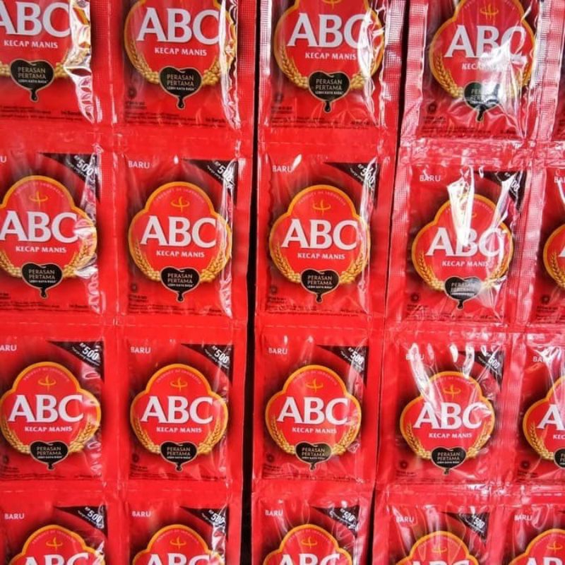 

Kecap ABC manis sachet 12pcs isi 15ml